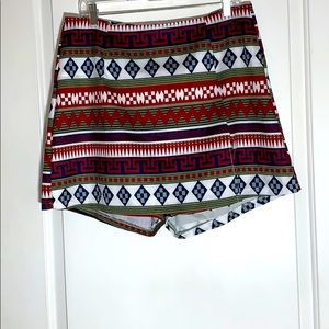 Shein Aztec Style Skort